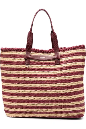 Dolce & Gabbana Stribet tote i bast