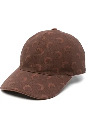 Marine Serre Baseballkasket i måne-jacquard og twill