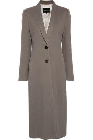 Giorgio Armani Lang frakke i jersey