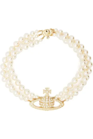 Vivienne Westwood Choker-halskæde med imiterede perler