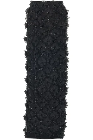 Carolina Herrera Tylnederdel med broderi