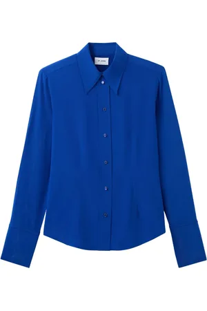 ST. JOHN Silkeskjorte i crepe-de-chine