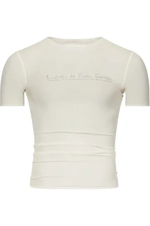 Ludovic De Saint Sernin T-shirt med logoudsmykning