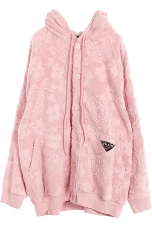 Prada Blomstret hættetrøje i jacquard fra 00