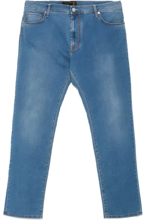 corneliani Jeans med lige ben og logomærke