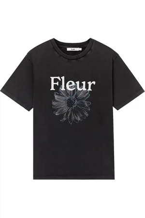 B+AB T-shirt med grafisk tryk