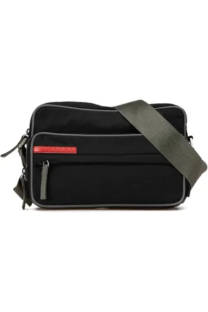 Prada Sports Line Tessuto crossbody-taske med forlomme fra 2010-2024