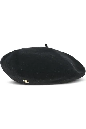 CHANEL Beret med CC-mærke fra 1990-2000