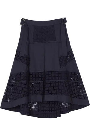 3.1 Phillip Lim Nederdel med broderie anglaise