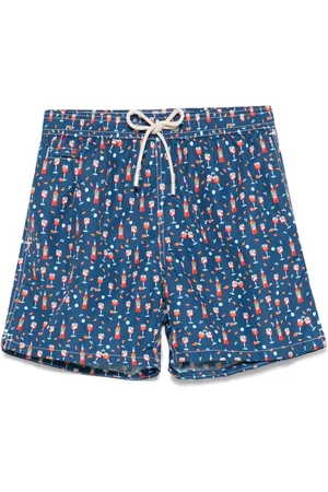 MC2 SAINT BARTH X Aperol badeshorts med Double Spritz-tryk