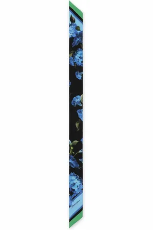 Dolce & Gabbana Silketørklæde med blomstertryk