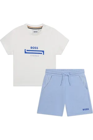 HUGO BOSS Shortssæt med logotryk