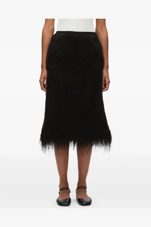 3.1 Phillip Lim Mellemlang nederdel med frynser