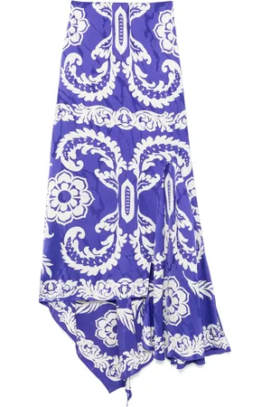 Etro Mellemlang asymmetrisk nederdel