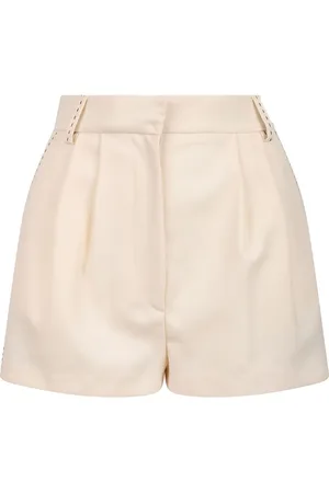 Elisabetta Franchi Shorts med plisseret front