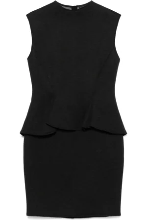 Lanvin Kort kjole med peplumtalje