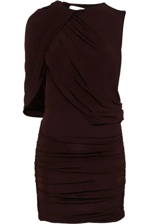 MAGDA BUTRYM Kort asymmetrisk kjole med drapering