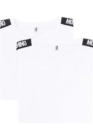 Moschino T-shirt med logomærke, 2-pak