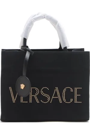 VERSACE Tote i kanvas med logo fra 2020-2024