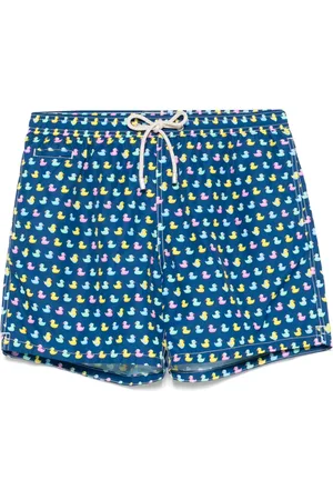 MC2 SAINT BARTH Badeshorts med Ducky Pastel-tryk
