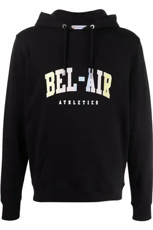 BEL-AIR ATHLETICS Langærmet hættetrøje med logotryk