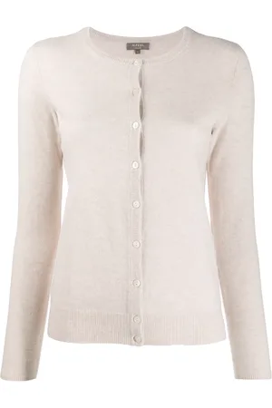 N.PEAL Cardigan med rund hals