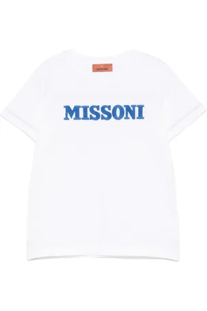 Missoni T-shirt med logobroderi