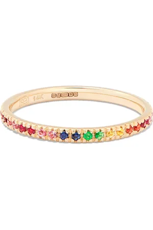Sydney Evan Rainbow ring i 14 karat guld med flere sten