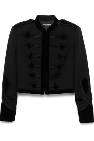 Dolce & Gabbana Gabardine-jakke med epauletter