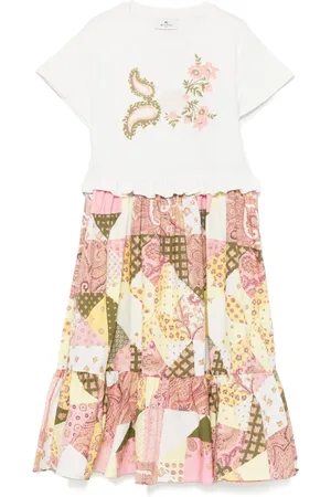 Etro Kjole med patchwork-tryk