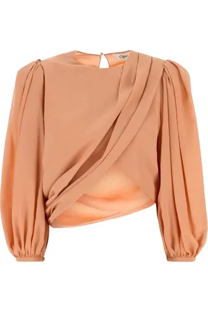 Chloé Bluse med draperet detalje
