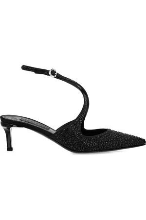 Philipp Plein 55 mm slingback-pumps med stenudsmykning