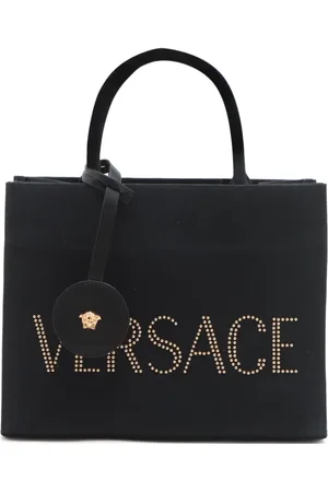 VERSACE Tote i kanvas med logo fra 2020-2024
