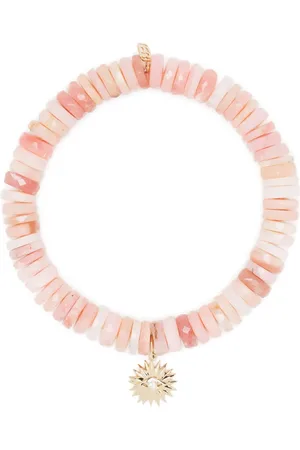 Sydney Evan Evil Eye Starburst Sunshine-armbånd i 14 karat guld med opal og diamant