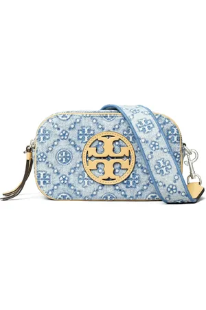Tory Burch Lille Miller crossbody-taske i denim