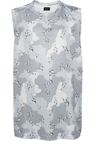 Breathe Tanktop i fleece med kamuflagetryk