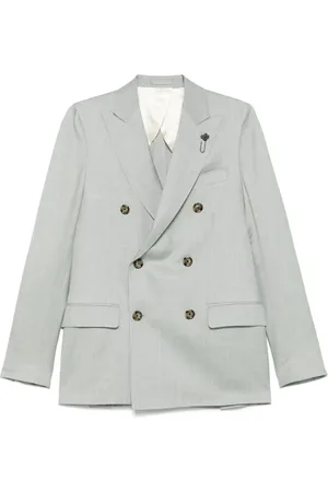 LARDINI Dobbeltradet blazer