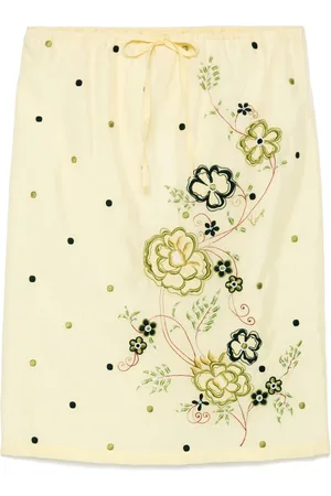 Kenzo Mellemlang Peonies nederdel