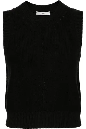LEMAIRE ærmeløs cropped vest
