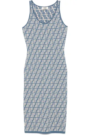 Fendi Mellemlang kjole i FF-jacquard