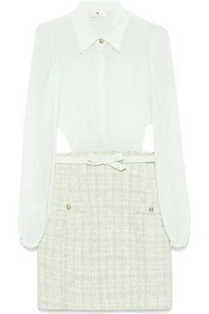 Elisabetta Franchi Kort kjole i lurex