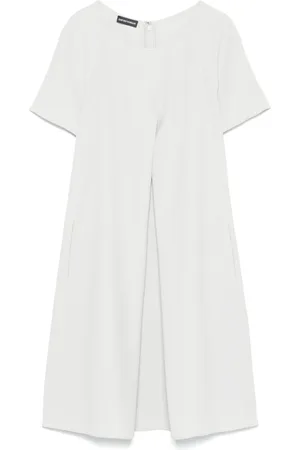 Emporio Armani Mellemlang kjole med rund hals