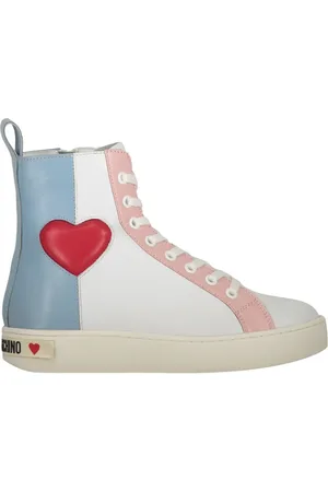 Moschino High-top sneakers med hjertedetalje