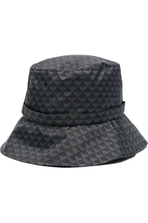 Emporio Armani Bøllehat med logotryk