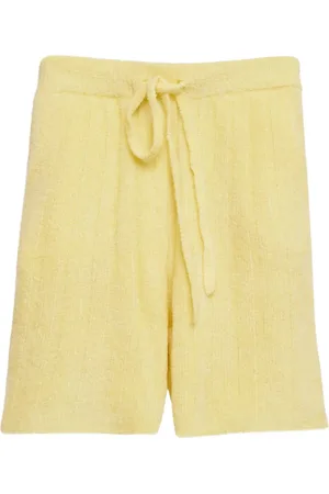 THE ELDER STATESMAN Ribstrikkede shorts