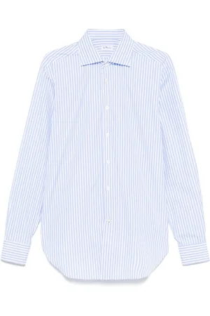 Kiton Stribet skjorte