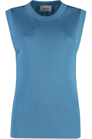 ST. JOHN Ribstrikket tanktop