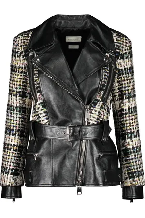 Alexander McQueen Hybrid bikerjakke