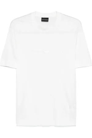 Emporio Armani T-shirt med logobroderi