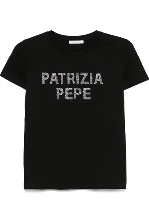 Patrizia Pepe T-shirt med logoapplikation